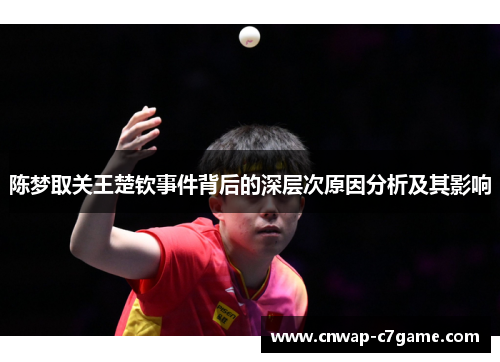 陈梦取关王楚钦事件背后的深层次原因分析及其影响 陈梦取关王楚钦事件背后的深层次原因分析及其影响